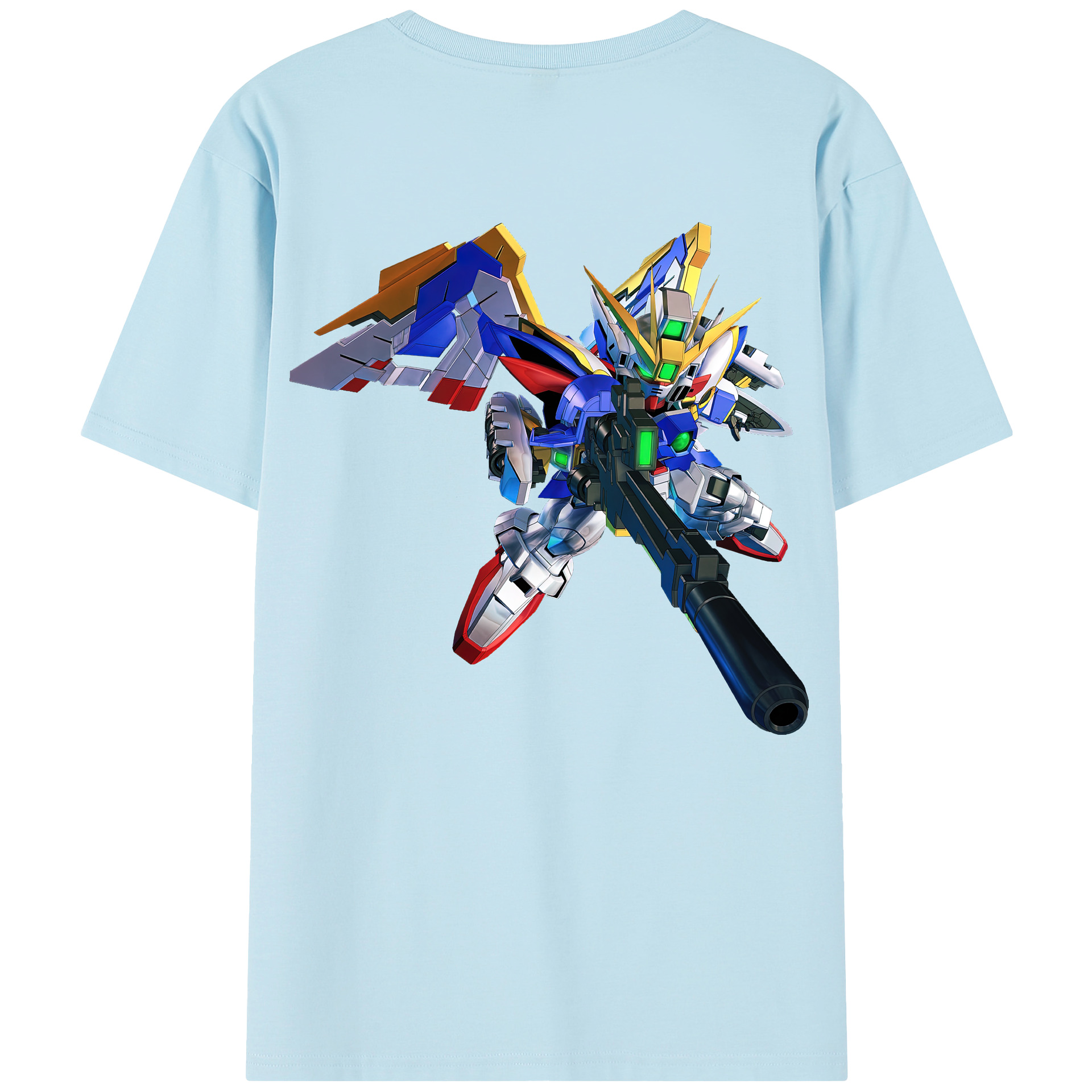 （画像用） 機動戦士ガンダム Mobile Suit Gundam 綿100％半袖Tシャツ（背面プリント）